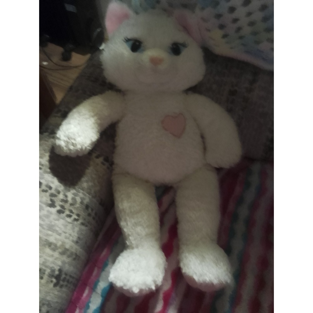 Retired Build A Bear Workshop Marie Aristacats  Plush 19" White Sassy Cat... - Picture 2 of 6